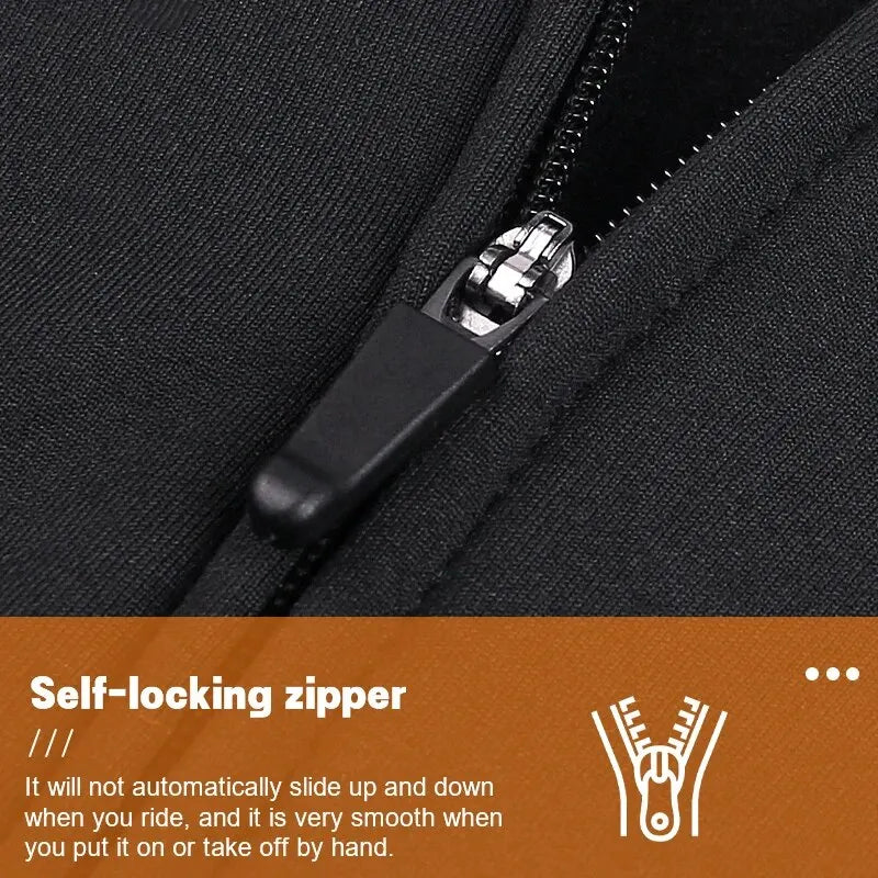 Winter Thermal Cycling Jacket – Unisex Windproof Full Zip