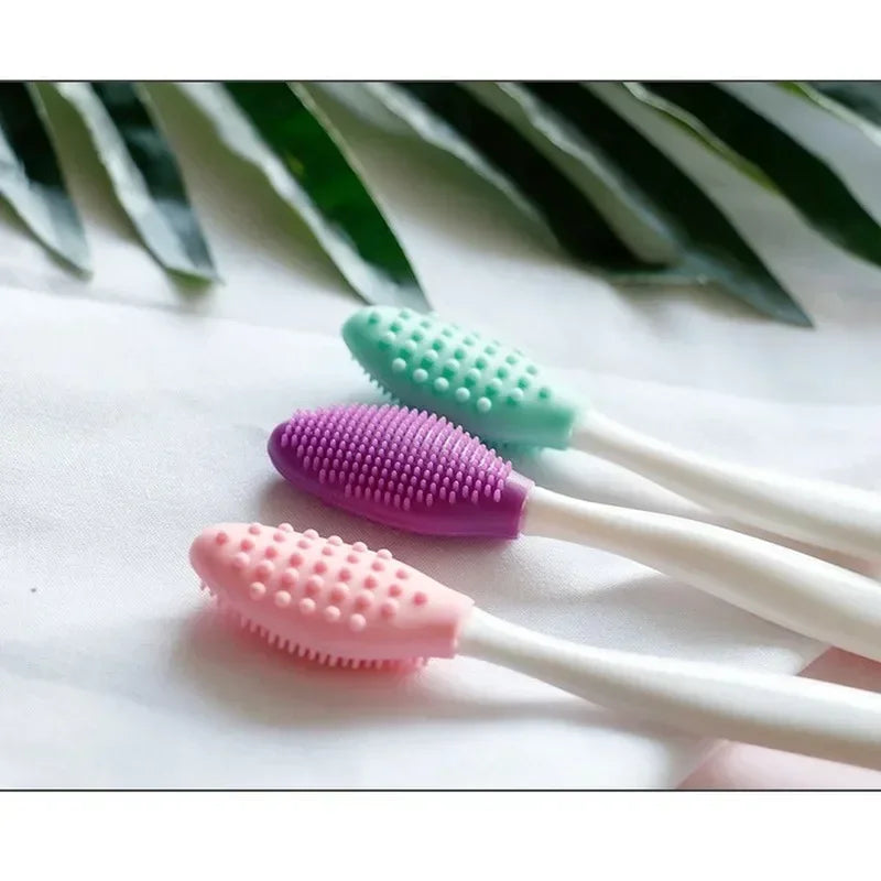 1PC Beauty Skin Care Wash Face Silicone Brush Exfoliating Nose Clean Blackhead Removal Brushes Tools With Replacement Head Peaceful Pleasures Health and Wellness