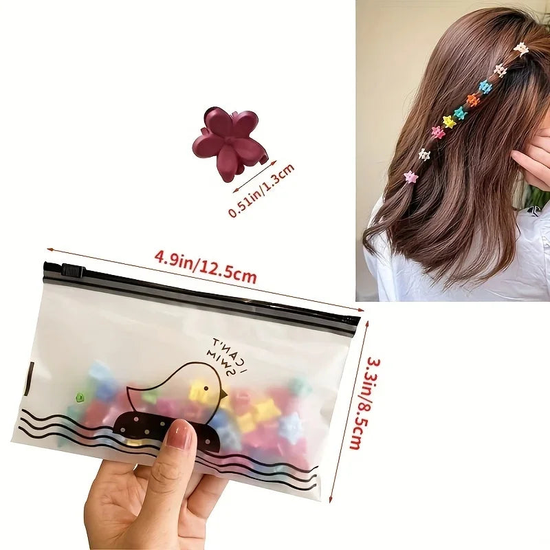 50pcs Non-Slip Mini Claw Clips – Colorful Hair Clips for Women Peaceful Pleasures Health and Wellness