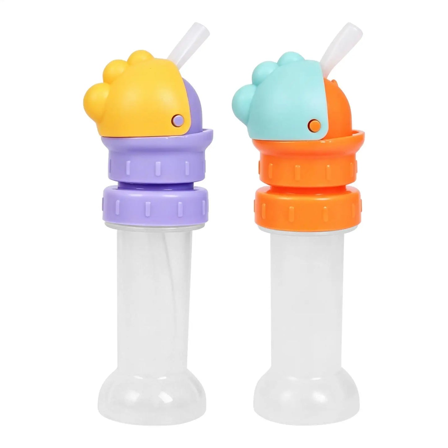 Reusable Spill-Proof Water Bottle Spout Detachable Lid with Straw For Kids Hydration Sports Office Cart Delivery Drink Peaceful Pleasures Health and Wellness