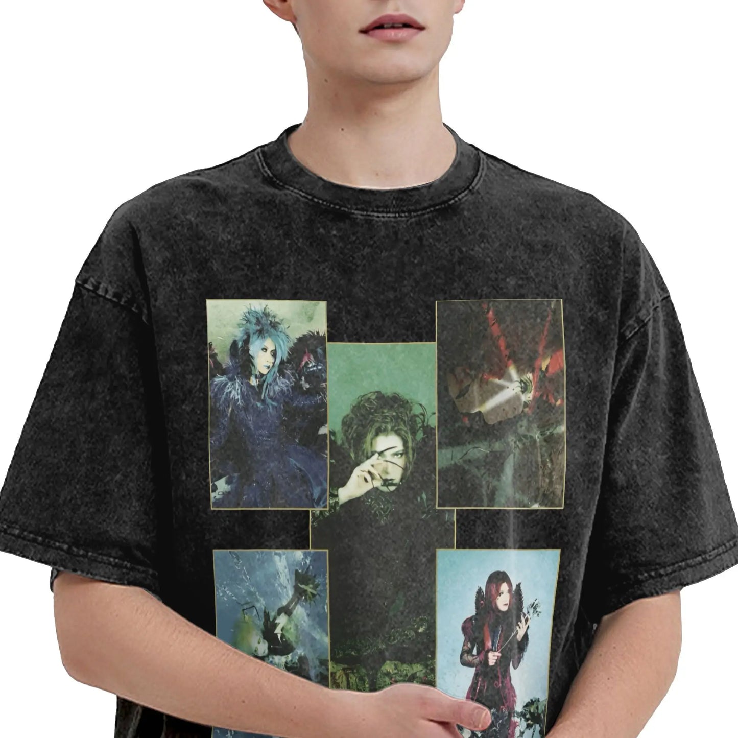 Malice Mizer T-Shirt Rock Band Hip Hop T-Shirts Short Sleeve Y2K Classic Tshirt Beach Casual O Neck Plus Size Clothes Peaceful Pleasures Health and Wellness