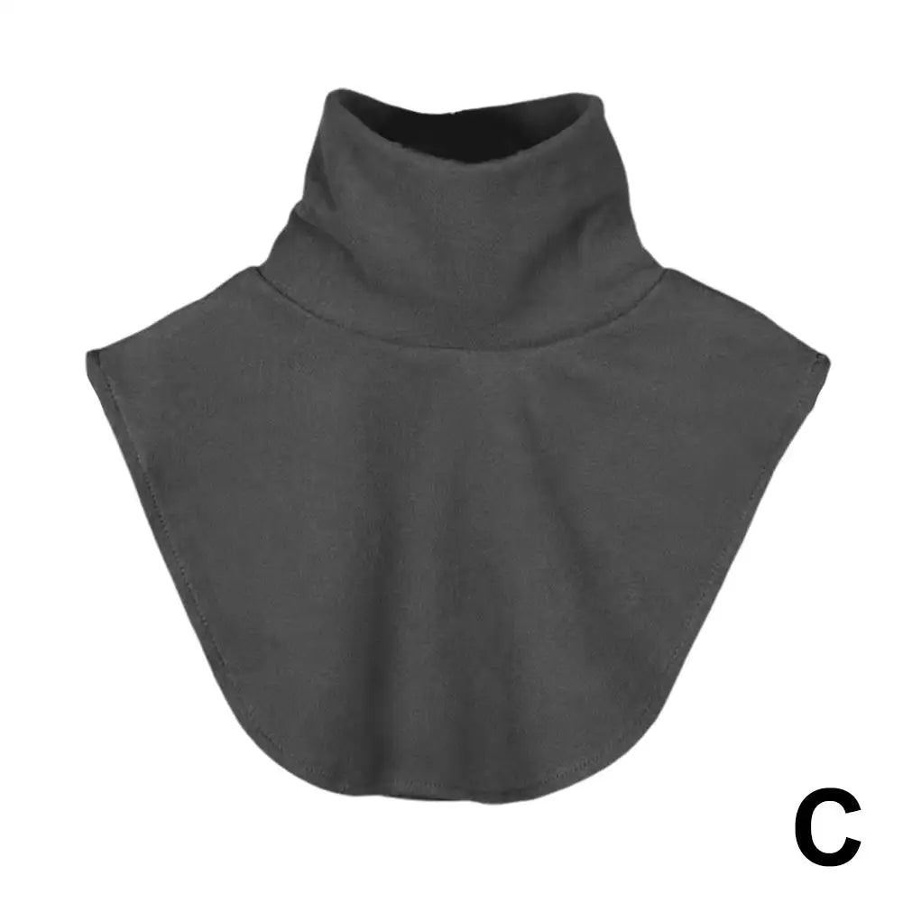 Women's Detachable Turtleneck False Collar – Elastic Knit Neck Cover