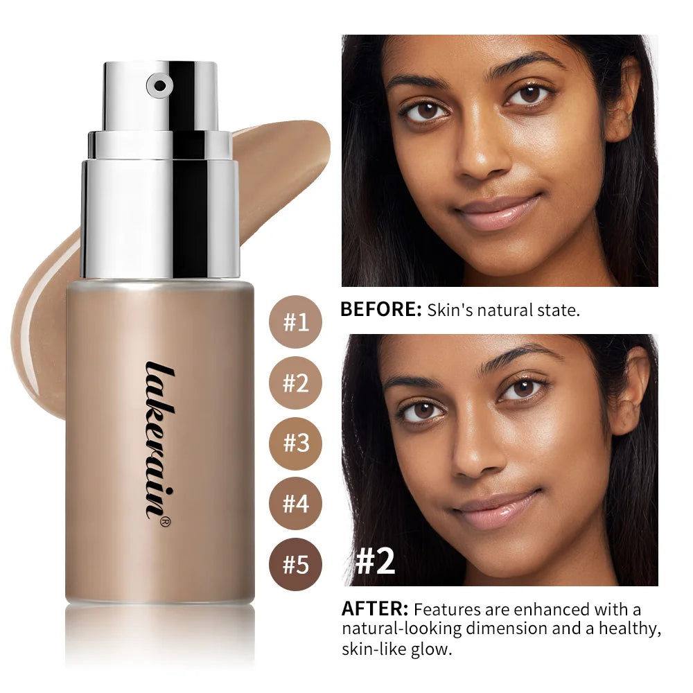 Long Lasting Foundation Serum With Bronzing Shaping Moisturizes Nourishes Skin Brighten Facial Contouring Concealer Cosmetics Peaceful Pleasures Health and Wellness