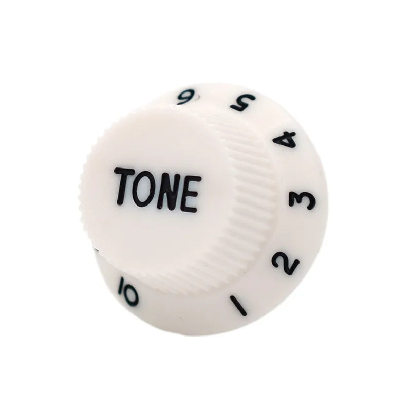 Black Plastic Volume Tone Control Knob Electric Guitar Pickup