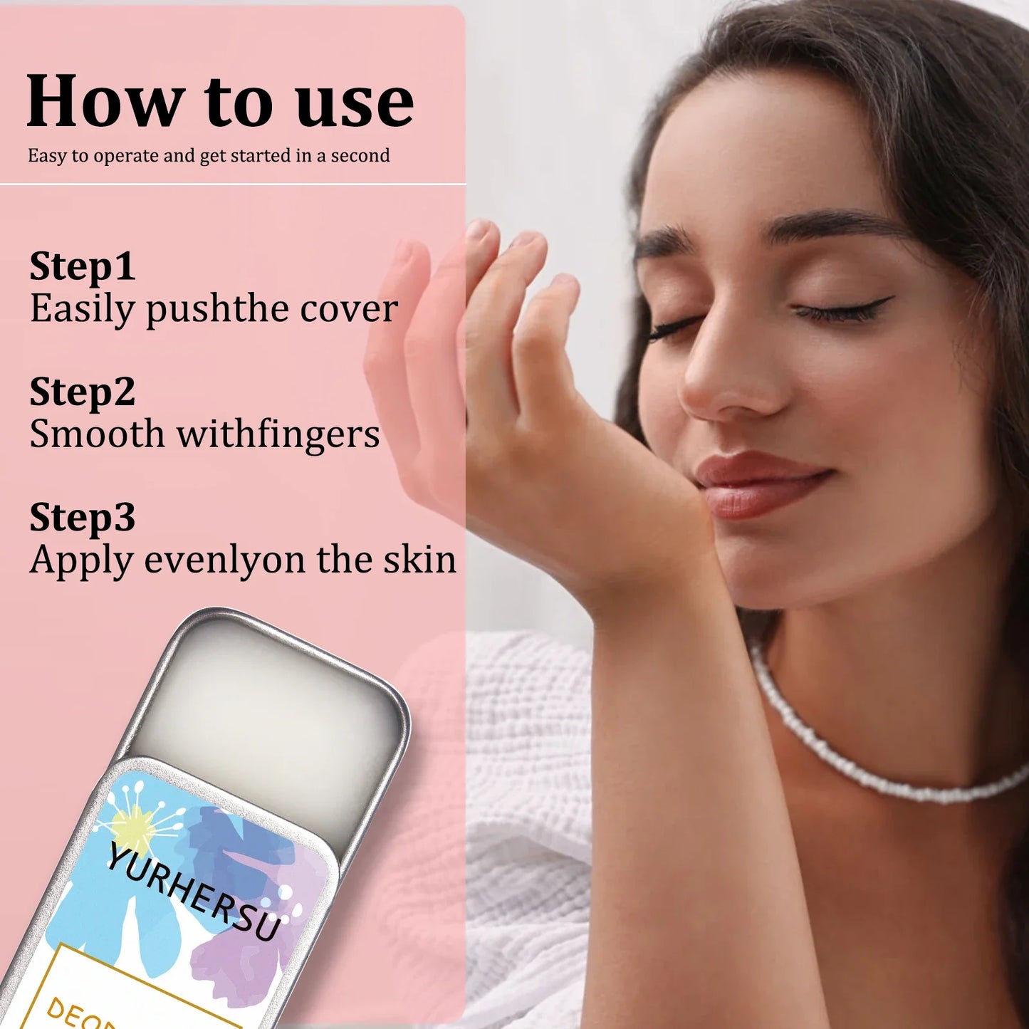 YURHERSU 4-Piece Deodorant Stick Set – Unisex Body Freshness