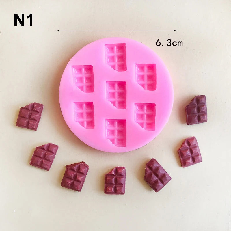 Mini Star & Heart Silicone Fondant Mold | Cake Decorating