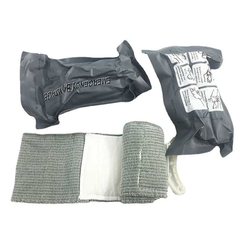 4/6Inch Israeli Trauma Emergency Bandage Elastic Compression Bandage Outdoor Emergency Wound Dressing Vacuum Packaging Peaceful Pleasures Health and Wellness