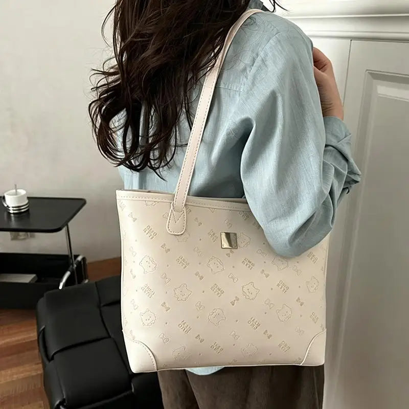Women's PU Leather Tote Crossbody Shoulder Bag – Elegant Style