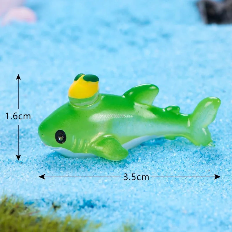 Mini Ocean Resin Animals Tiny Sea Animals Figurines Marine Miniature Animals Aquarium Ornaments Home Decorations fairy garden Peaceful Pleasures Health and Wellness