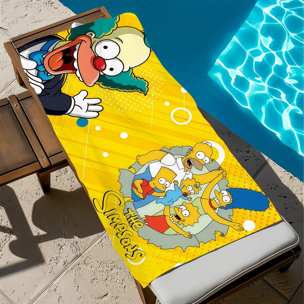 Cartoon Quick-Dry Beach Towel | Soft Pool & Travel Towel Quick-Dry Beach Towel Peaceful Pleasures Health and Wellness z5 STJ40x70CM