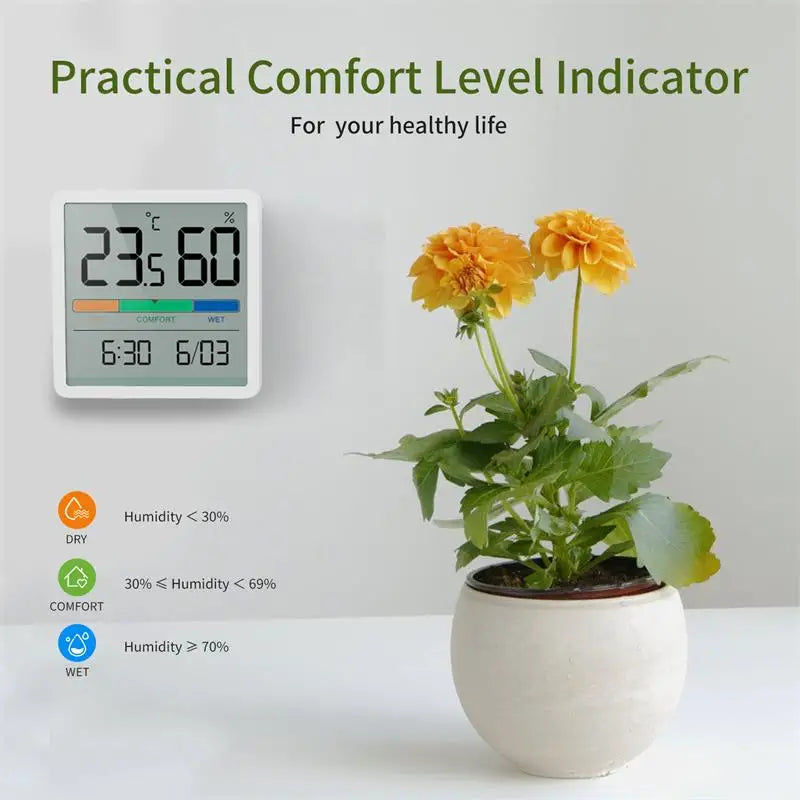 New Digital Home Indoor Temperature Humidity Meter LCD Digital Thermometer Hygrometer Sensor Gauge Weather Station Peaceful Pleasures Health and Wellness