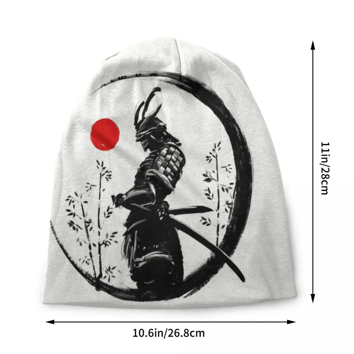 Japanese Samurai Knit Beanie Hat | Hip Hop Unisex Skullies