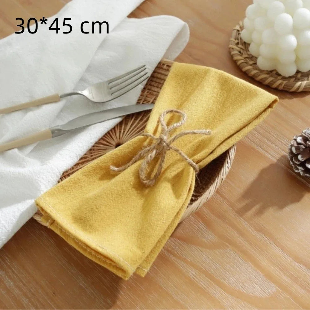 Retro Soft Ruffle Placemats Round Cotton Table Cup Mat Square French Coasters Table Decor Peaceful Pleasures Health and Wellness 30x45 Yellow L