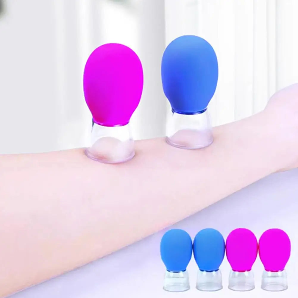 Silicone Cupping Massage Cup Body Face Neck Eye Massager Vacuum Body Facial Care Facial Steaming Pore Cleaner Tool Skin Care Peaceful Pleasures Health and Wellness