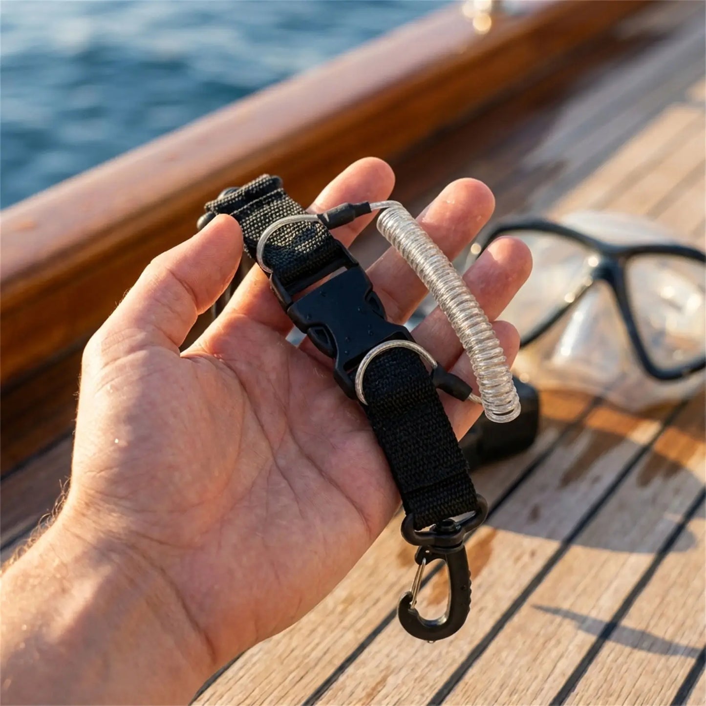 Diving Camera Anti-Loss Lanyard with Built-In Steel Wire for Deep-Sea Use Durable and Secure Accessory Peaceful Pleasures Health and Wellness