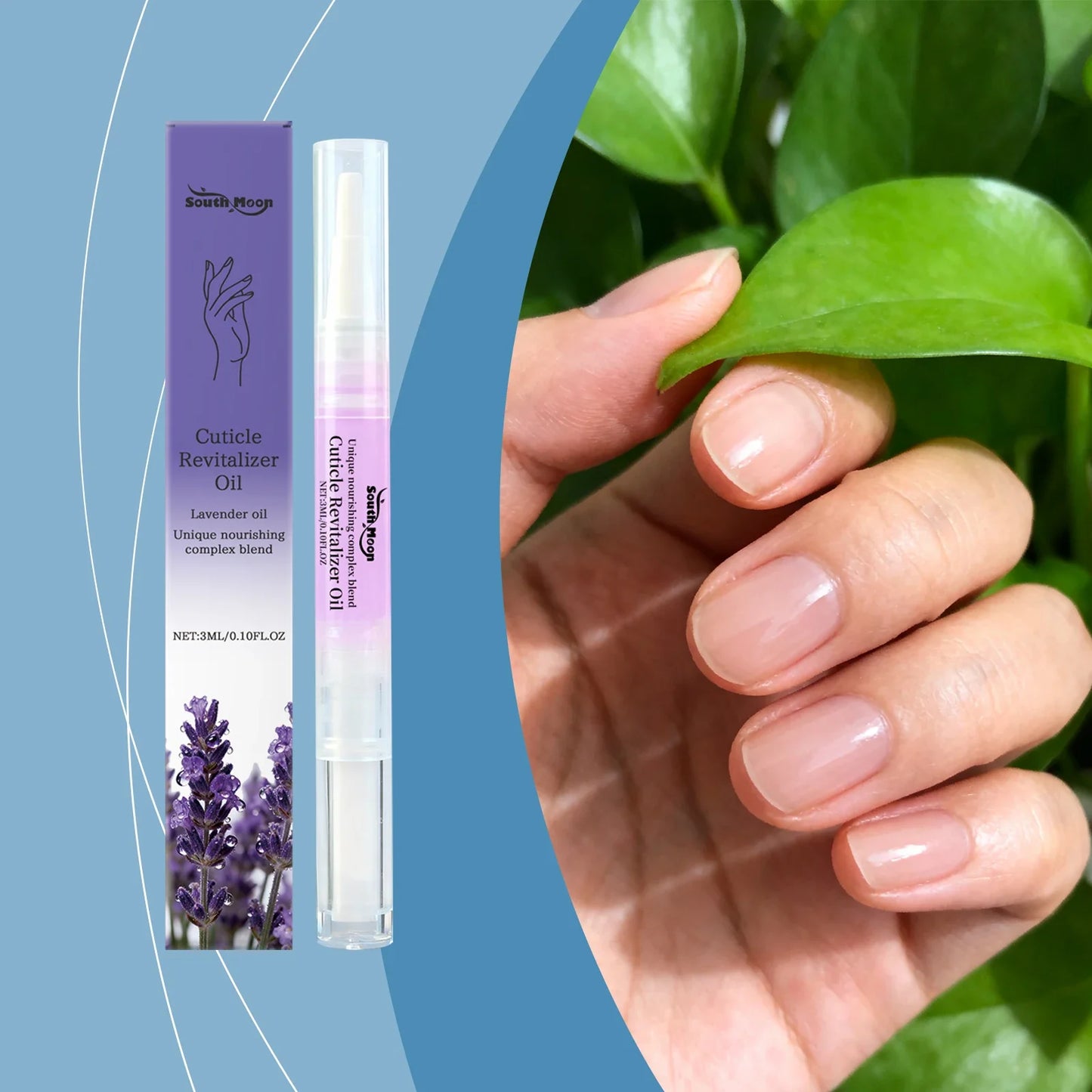 Lavender Nail Care Oil Pen – Portable Nail Shine Treatment