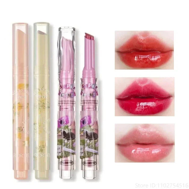 FLORTTE Mirror Glass Lip Gloss | Heart Shape Moisturizing Tint