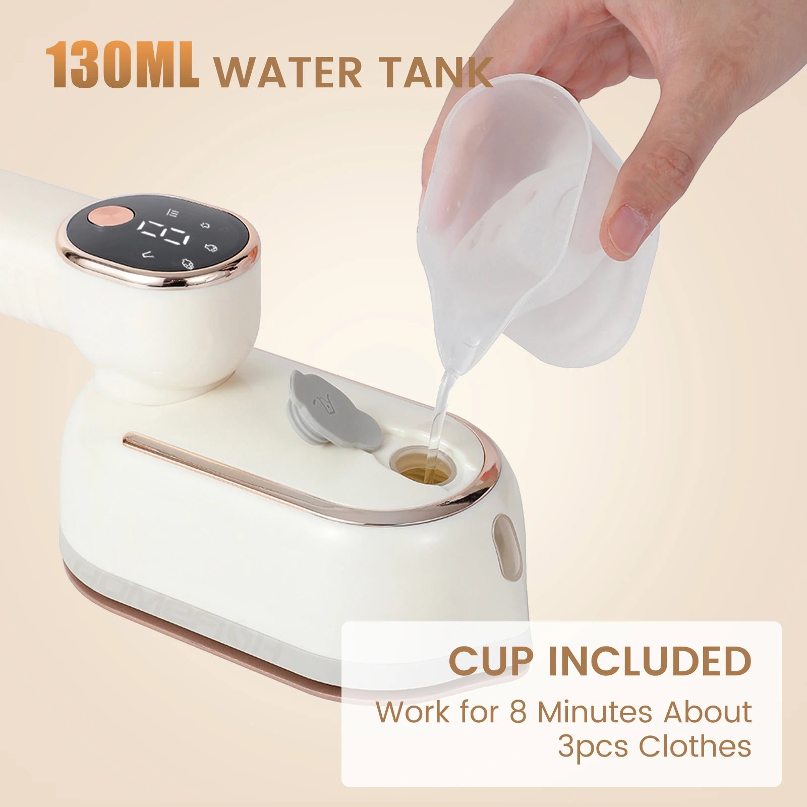 Handheld Portable Mini Steam Iron with Four Temperature Control High-Power Rotating Ironing Machine for Fabric Care Peaceful Pleasures Health and Wellness