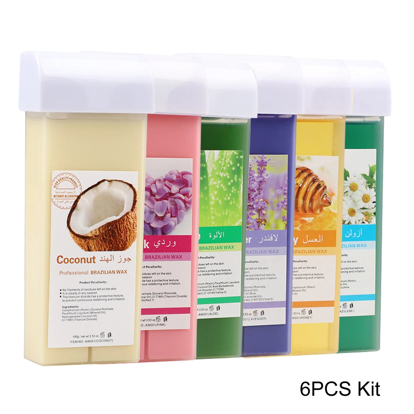 Soft Wax Roller Refill Cartridges for Roll-On Body Waxing