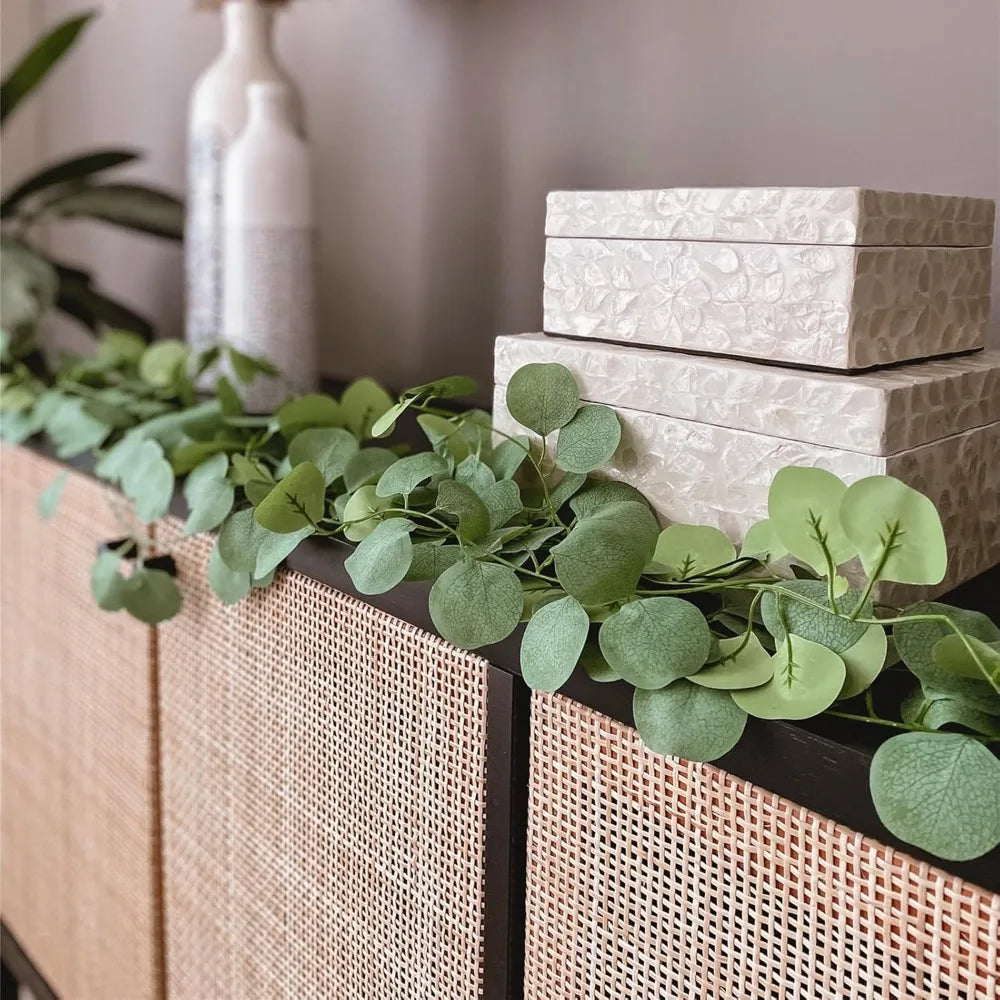 Artificial Eucalyptus Garland Greenery Vines – 5/10 Pack