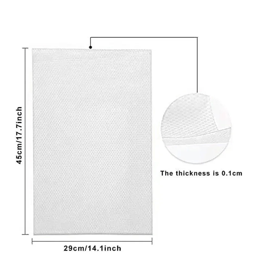 4-Pack Washable Fridge Liner Mats – Non-Slip, BPA-Free EVA