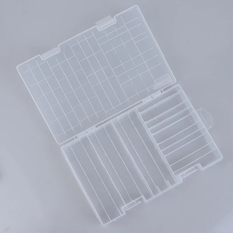 100-Slot AA & AAA Battery Storage Box | Transparent Organizer