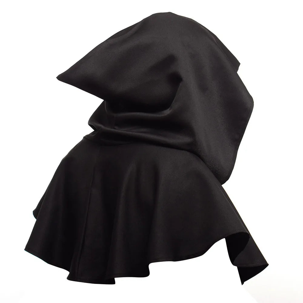 Unisex Men Medieval Costume Renaissance Cloak Hat Halloween Witch