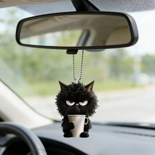1pc Funny Black Cat Key Chain Multifunction Charm Cute Cartoon Kitten Pendant Car & Holiday Party Gifts Decorations Peaceful Pleasures Health and Wellness