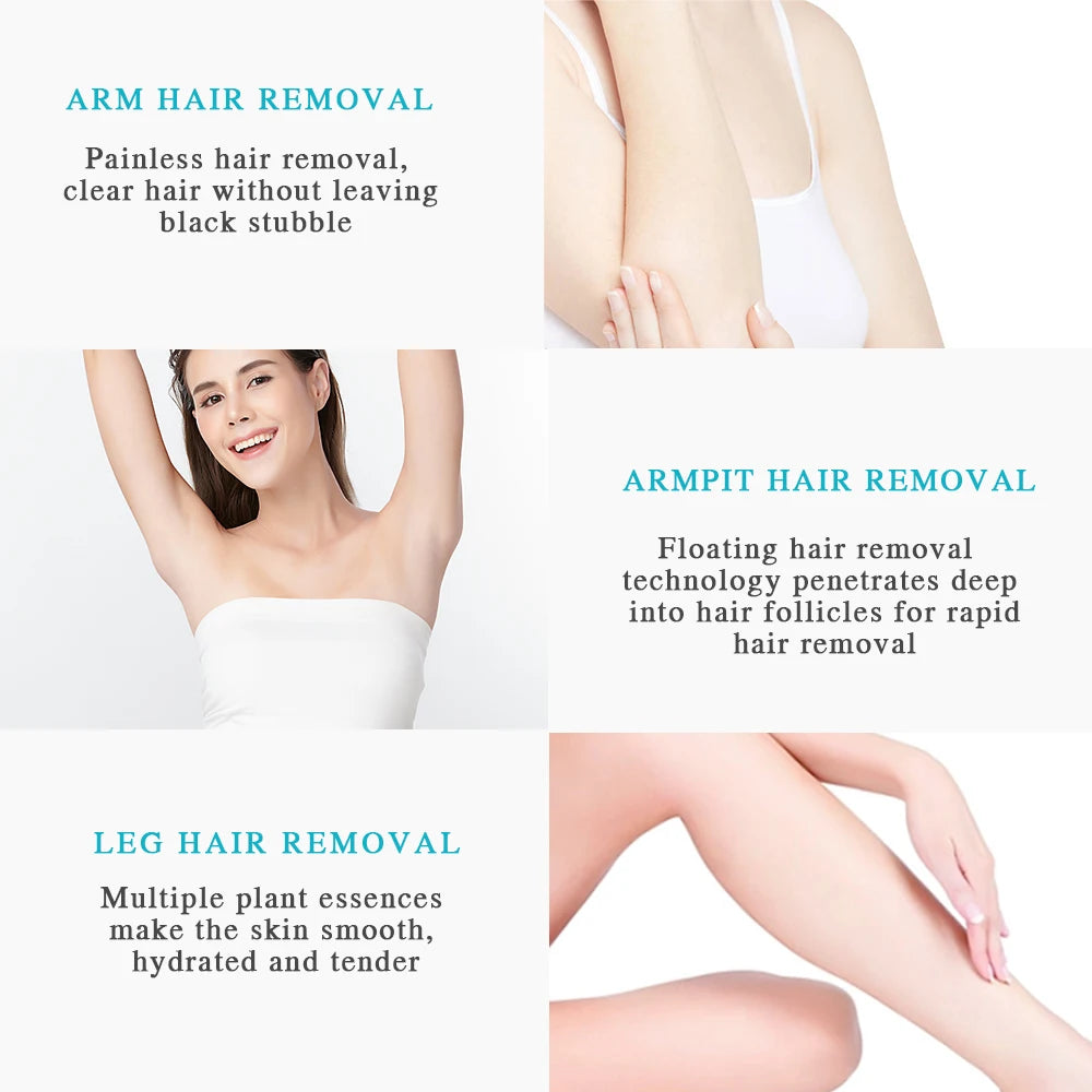 LGRAMER Painless Hair Removal Cream | Growth Inhibitor Cream