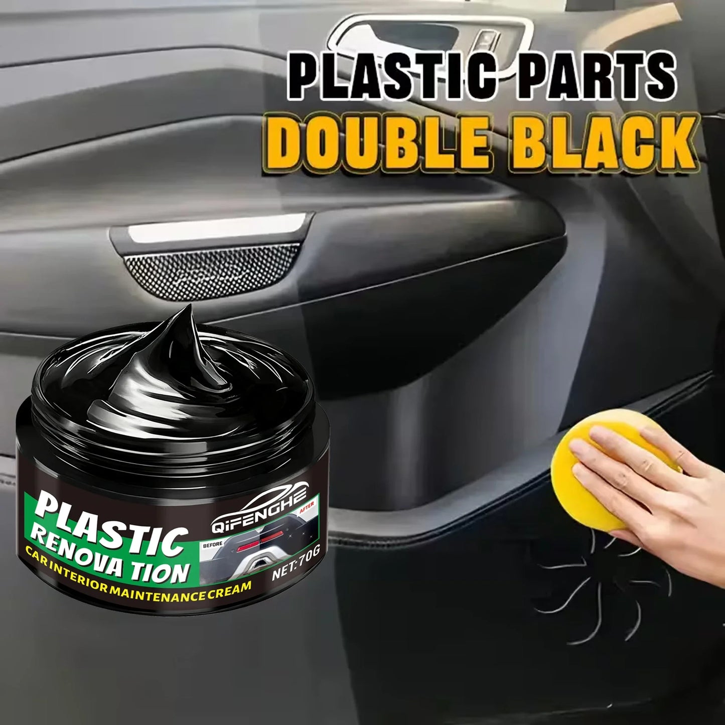 Car Interior Wax – PVC & Plastic Care for Dashboard & Seats