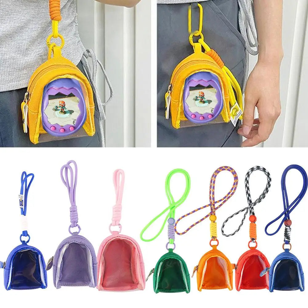 For Tamagotchi Paradise Waterproof Protective Case With Lanyard For Digital Pet Game Console Transparent Storage Pouch Peaceful Pleasures Health and Wellness