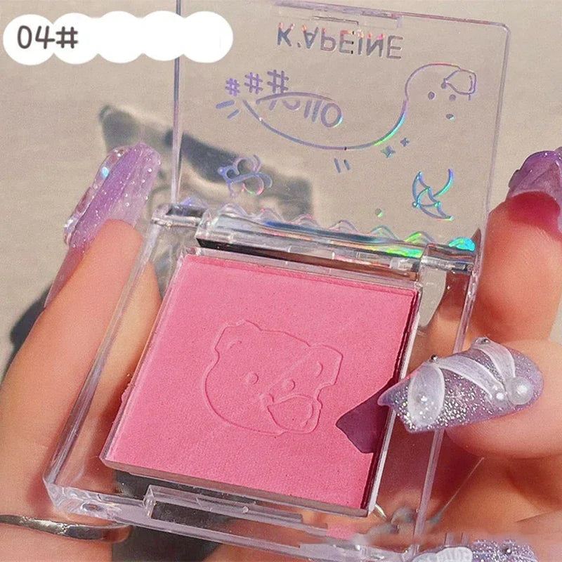 IFANYUO 6-Color Mineral Blush Palette | Matte & Shimmer Cheek Tint