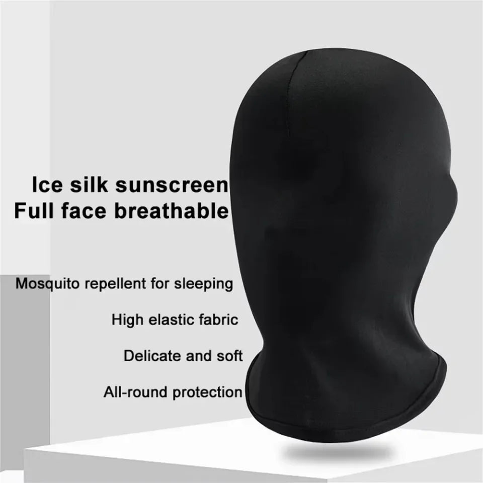 Spandex No-Hole Balaclava Head Cover – UV Protection & Cosplay