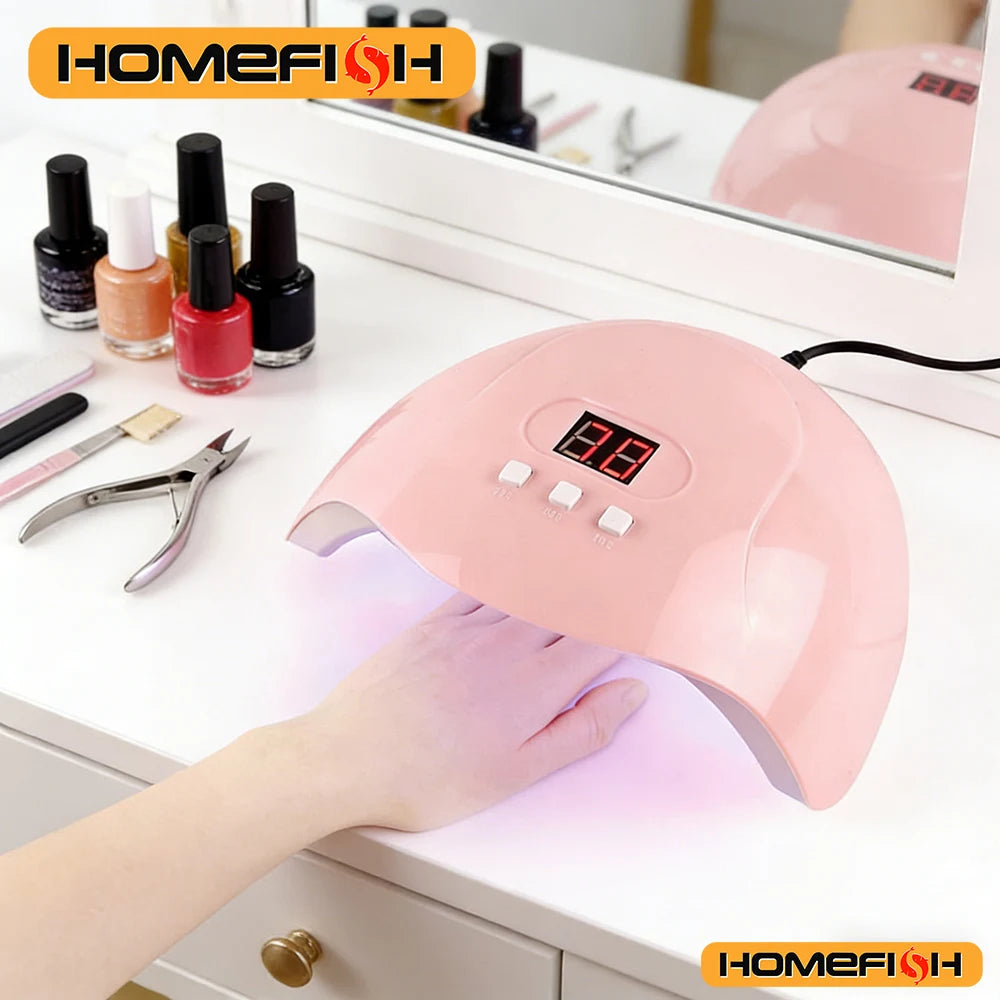 UV curing lamp professional nail art tools, used for drying nail glue - nail phototherapy equipment Peaceful Pleasures Health and Wellness