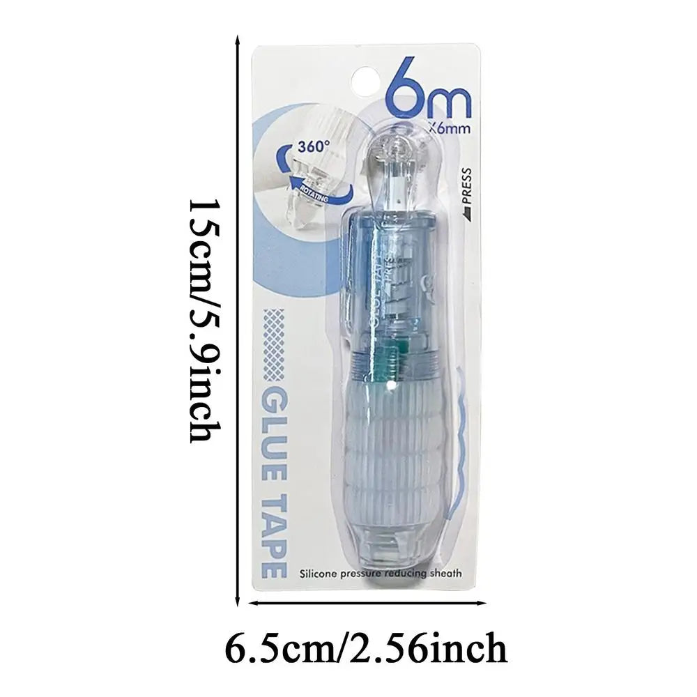 Press Type Glue Pen Erasable & Strong Adhesion Refillable Solid Glue Stick for Scrapbooking Cardmaking, Handmade Stationery Peaceful Pleasures Health and Wellness B