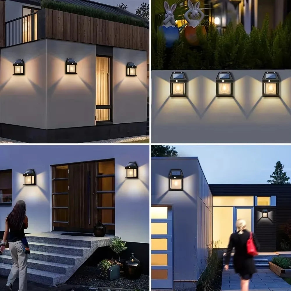 Solar Outdoor Wall Light – IP68 Waterproof & Dimmable | RTONTR