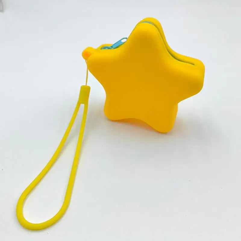 Starfish Silicone Coin Purse | Zipper Mini Storage Bag