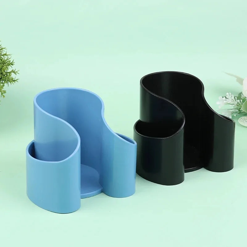 2-in-1 Dental Floss & Cotton Storage Box Countertop Organizer