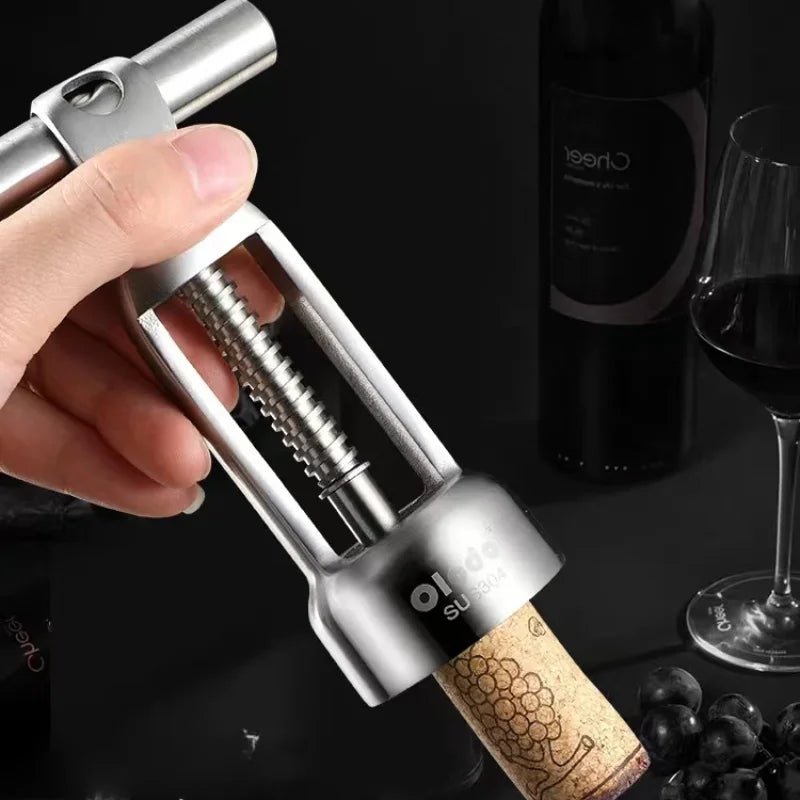 Creative and Convenient Red Wine Bottle Opener High-end Multifunctional Wine Bottle Opener for Home Use Peaceful Pleasures Health and Wellness
