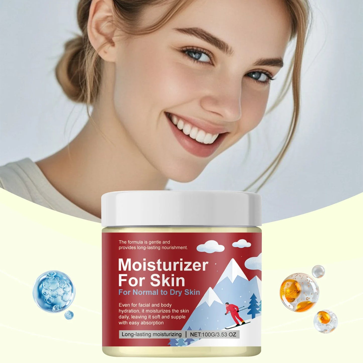 Lightweight Moisturizing Face Cream – Day & Night Hydration
