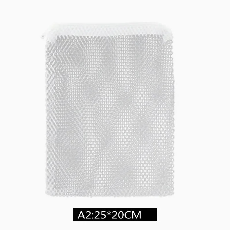 5-Pack Reusable Aquarium Filter Media Bags with Zipper