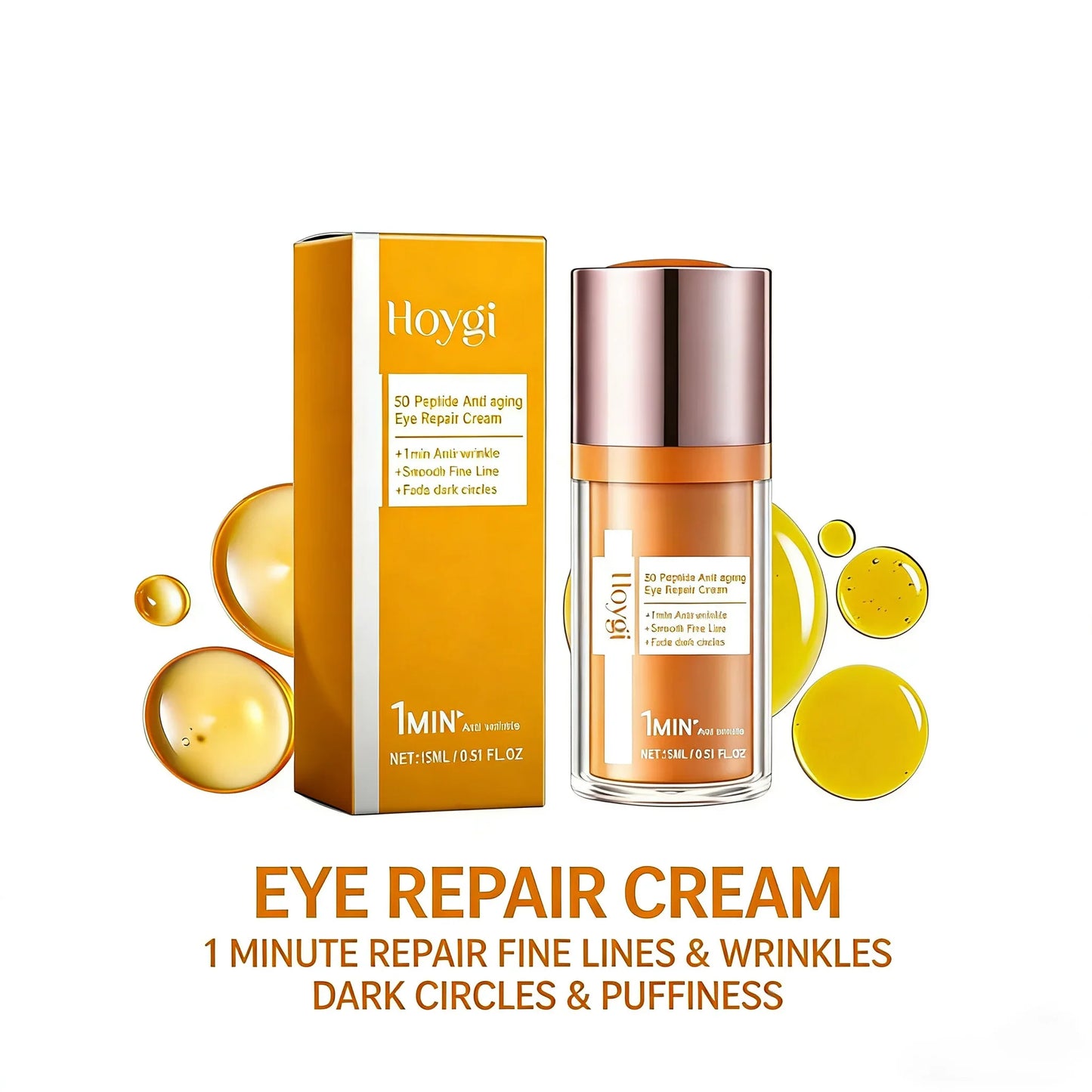 HOYGI 5D Peptide Eye Cream – Dark Circles & Anti-Wrinkle
