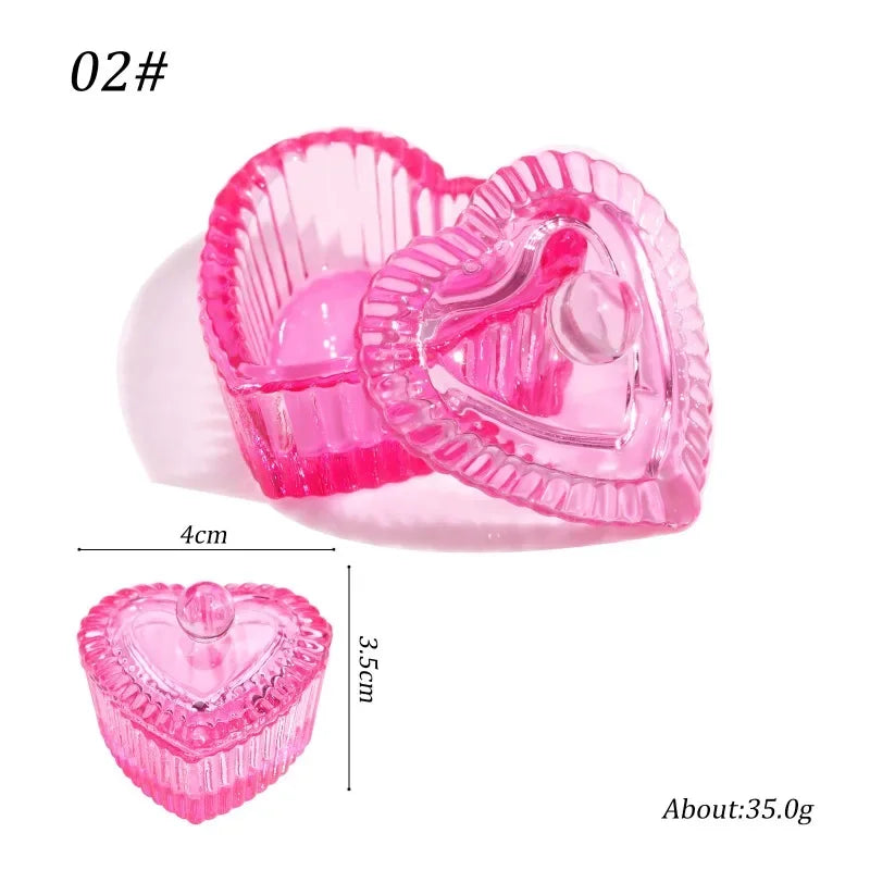 Crystal Glass Dappen Dish | Acrylic Nail Liquid Mixing Cup