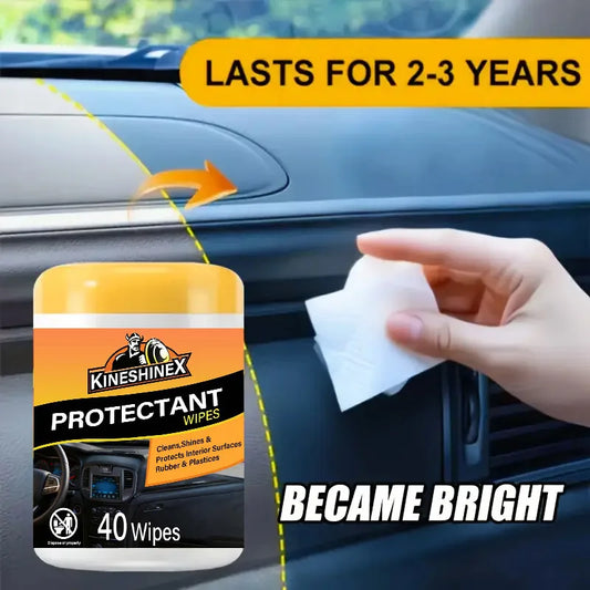 40-Pack Car Interior Wet Wipes – Dashboard, Seats & Trim Car Interior Wipes Peaceful Pleasures Health and Wellness