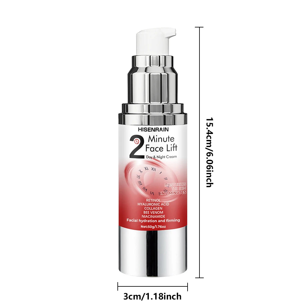 HISENRAIN 2-Minute Brightening Day & Night Cream with Niacinamide & Hyaluronic Acid - Fast-Acting Moisturizer for Glowing Skin. Peaceful Pleasures Health and Wellness