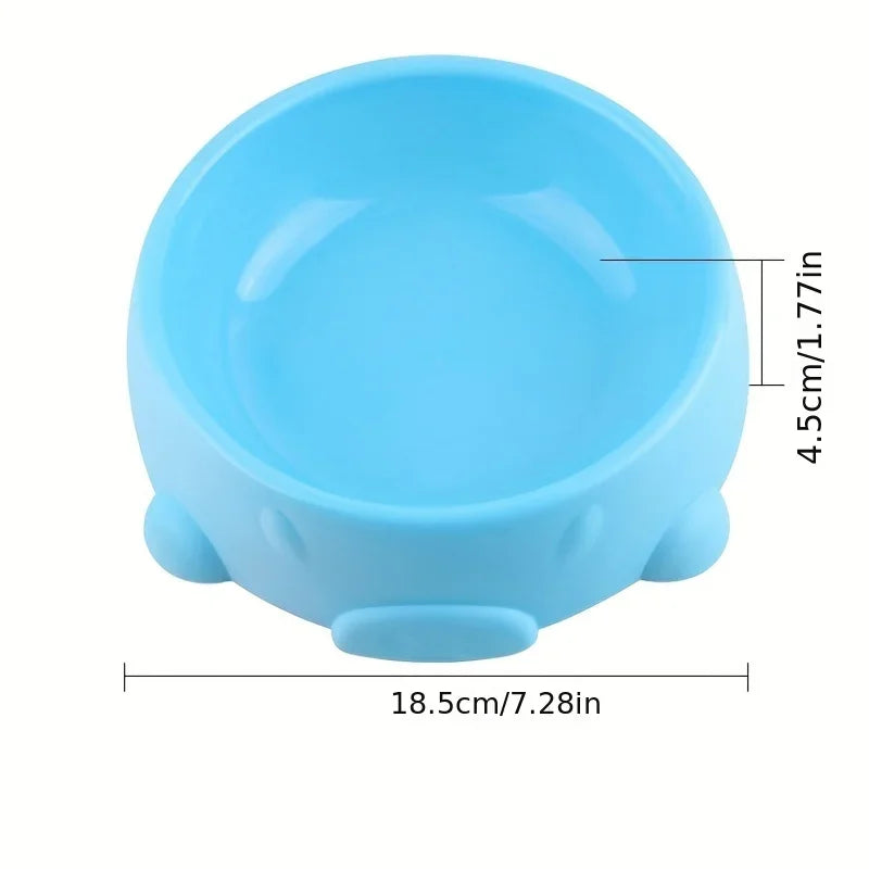 Candy Color Non-Slip Slow Feed Dog & Cat Bowls | Easy Clean