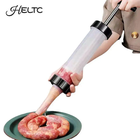 Manual Sausage Stuffer Machine – Homemade Sausage Maker Kit Sausage Stuffer Peaceful Pleasures Health and Wellness
