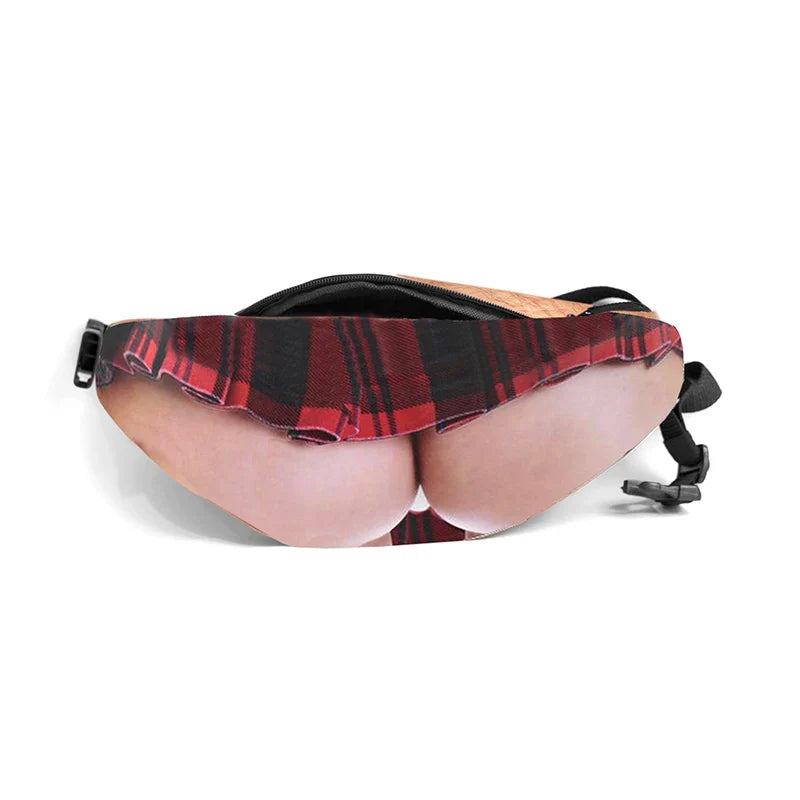 Dad Bod Beer Belly Fanny Pack – Funny Novelty Waist Bag