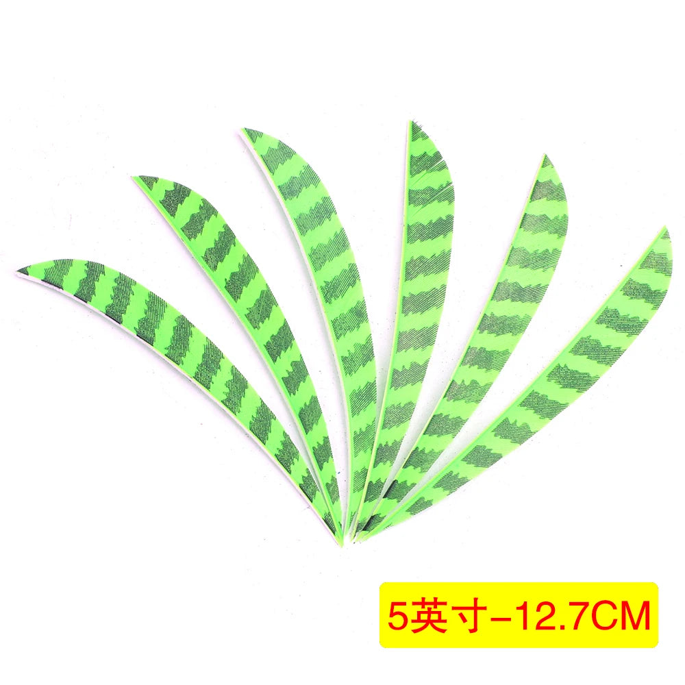 5-Inch Turkey Feather Arrow Fletchings Natural DIY Archery