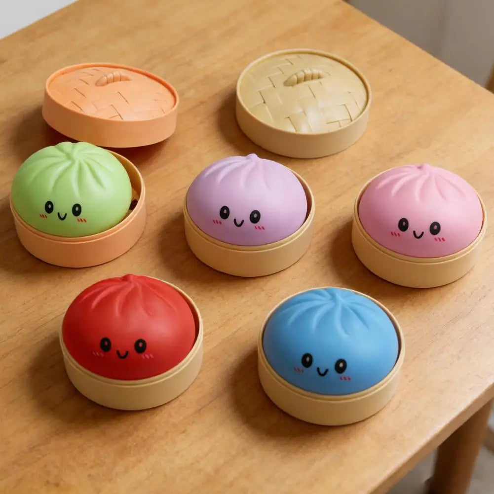 Colorful Dumpling Stress Balls for Decompression Play Peaceful Pleasures Health and Wellness